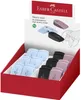 FABER-CASTELL Radierer Sleeve Mini New Ha. Farben 24x Produktbild-Vorschau 1