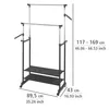 WENKO Porte-manteaux Accroche-barres Porte-manteau sur pied Voir les images du produit 6