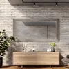 110x80 Rechteckig Rustikale Wandspiegel mit Rahmen Produktbild-Vorschau 3
