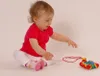 nic Holzspielzeug Raupe Nachziehfigur bunt für Kleinkinder Produktbild-Vorschau 2