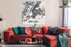 MuchoWow® Poster Stadtplan - Karte von New York - Schwarz Produktbild-Vorschau 2