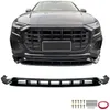 Für Audi Q8 4M 2018-2023 mit S-Line Frontspoiler Spoiler Lippe Schwarz Glanz in der Farbe Schwarz von Carparts-Online GmbH Voir les images du produit