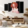 Bild auf Leinwand - Leinwandbild - 5 Teile - Erz Frau Rose Produktbild-Vorschau 7