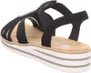 Rieker Keilsandaletten Damen 31373730393531 Schwarz 40 EU Produktbild-Vorschau 78