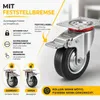4er Transportrollen & Schwerlastrollen - mit Bremse - Produktbild-Vorschau 3