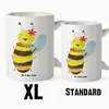 Mr. & Mrs. Panda steingut tasse Biene Happy - Weiß - Produktbild-Vorschau 3