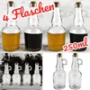 Essig & Öl Spender 4er Set Karaffen Essigspender Ölspender Produktbild-Vorschau 1
