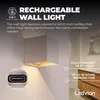 Ledvion 4er Set Wandlampe Innen / Aussen sensor Akku IP44 Produktbild-Vorschau 4