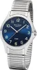 REGENT 1242414 Herrenuhr 39 mm Blau Silber Zugband 5 BAR Produktbild-Vorschau 1