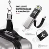 Devillo® Kofferset 4tlg. S-M-L-XL, Silber - Trolley Koffer Produktbild-Vorschau 4