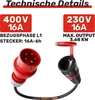 Adattatore NWP 16A 400V spina corrente forte a 230V attacco Anteprima dell’immagine prodotto 3