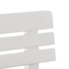 vidaXL Gartenbank Weiß 110x52x71 cm Polypropylen Produktbild-Vorschau 7