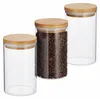 Relaxdays Vorratsdosen Glas, 3er Set, für Pasta, Reis, Produktbild-Vorschau 9