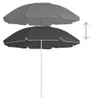 vidaXL Sonnenschirm mit Stahlmast Anthrazit 180 cm Produktbild-Vorschau 1