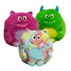 Monster Kuschelkissen 35 x 40 cm Grün Kinder Dekokissen Produktbild-Vorschau 4