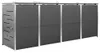 vidaXL Mülltonnenbox für 4 Tonnen 276,5x77,5x115 cm Produktbild-Vorschau 7