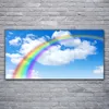 Acrylglasbilder 120x60 Wandbild Druck Regenbogen Natur Produktbild-Vorschau 2