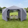 COSTWAY, pop-up pavilón, 427x427 cm, pavilón pro 10-12 Náhled obrázku produktu 2