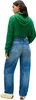 Tommy Hilfiger Damen Jeans Hose Glow Barrel Mid Rise, Blau Produktbild-Vorschau 3