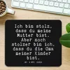 Mr. & Mrs. Panda Mouse Pad Ich bin stolz, dass... - Schwarz Produktbild-Vorschau 2