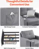 Sofa rozkładana i fotel SucceBuy z kieszenią boczną, Podgląd zdjęcia produktu 7