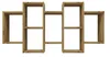 Regál visící BILBAO dub artisan Náhled obrázku produktu 1