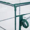 Relaxdays Balkon Gewächshaus, 1er Pack, PVC-Folie, Stahl, Produktbild-Vorschau 8