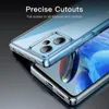 A close-up of a transparent phone case on a dark reflective surface. Náhľad obrázku produktu