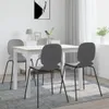 vidaXL Jedálenský stôl biely a hnedý 114x71x75 cm z Náhľad obrázku produktu 2