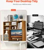 Bibliothèque de bureau VEVOR, étagère de stockage à trois Voir les images du produit 2