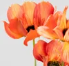 HOMLA EMRA künstlicher Zweig orange Mohnblumen 76 cm Produktbild-Vorschau 3