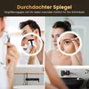 Badspiegel mit Beleuchtung, Uhr, Temperatur, 3-fache Produktbild-Vorschau 3