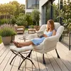 Clinvia Relaxsessel mit Hocker, Sessel mit Armlehnen, Produktbild-Vorschau 2