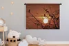 MuchoWow® Wandteppich Wandbehang Sonne - Krähe - Zweig Produktbild-Vorschau 3