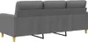 Rear view of a dark gray three-seater sofa. Produktbild-Vorschau
