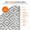 Goliving Outdoor Teppich Summer Diamond - 183x290CM - Produktbild-Vorschau 5