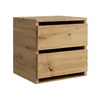 BEAUTYSOFA | Armoire DONATELLO 160 cm Artisan/Noir avec Voir les images du produit 9
