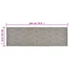 vidaXL Tapis de cuisine lavable losange 60x180 cm velours Voir les images du produit 4