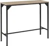 Table de bar industrielle Kerry 120x40x100,5cm - Bois clair Voir les images du produit 1