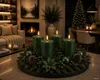 4er Set Adventskranzkerzen Tannengrün 100 x 48 mm | Produktbild-Vorschau 2
