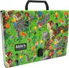 A4 4,5cm Ordner mit Griff 7A61 Game Pixels City Backup Produktbild-Vorschau 1