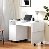 HOMCOM Rollbarer Computertisch klappbarer Schreibtisch mit Produktbild-Vorschau 9