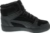 A side view of a black Puma high-top sneaker with fur lining. Produktbild-Vorschau