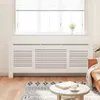 vidaXL Rivestimento per radiatori in MDF bianco 205 cm Anteprima dell’immagine prodotto 12
