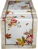 Tischdecke mit Druckmotiv Herbstblätter 40 x 90 cm Produktbild-Vorschau 1