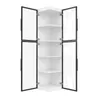 Merax Acryl Vitrine, LED Beleuchtung und 5 Einlegeböden, Produktbild-Vorschau 10