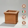 Teramico Pflanzkübel "Cubo Liscio" Terrakotta Frostfest Produktbild-Vorschau 6