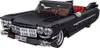 A black Lego model of a classic convertible car. Produktbild-Vorschau
