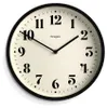 Newgate Number Four - Wanduhr -  Schwarz Produktbild-Vorschau 1