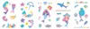 AVENIR Nail Stickers and Tattoos Mermaid Produktbild-Vorschau 2